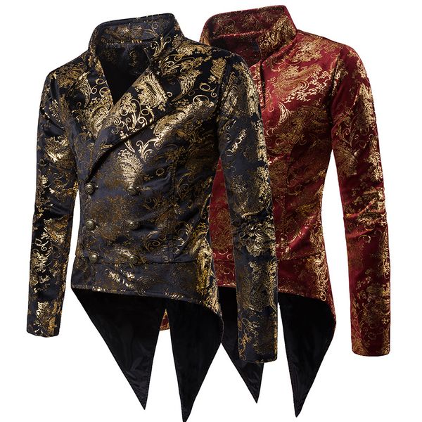 gold-stamped tuxedo for party stage banquet, bar nightclub men's suit jacket, White;black
gold-stamped tuxedo for party stage banquet, bar nightclub men's suit jacket, White;black