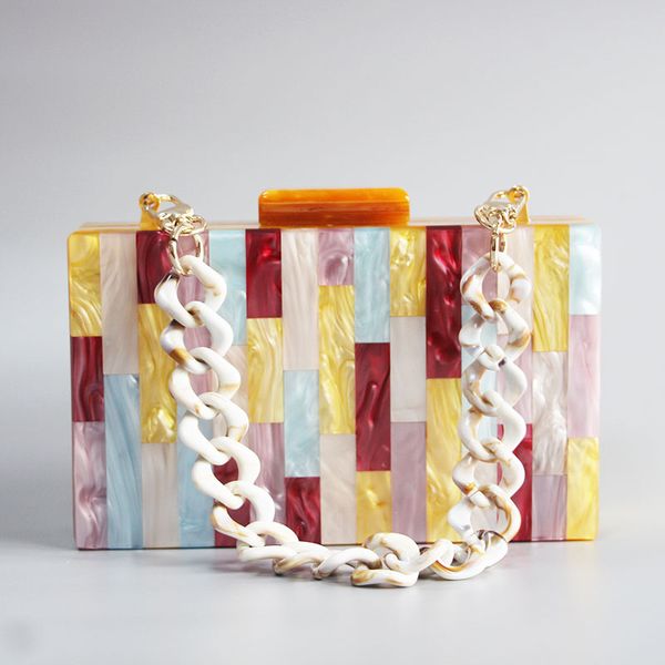 women acrylic day clutches pearl colorful bags women's fashion crossbody bags small clutch striped evening wedding handbag
women acrylic day clutches pearl colorful bags women's fashion crossbody bags small clutch striped evening wedding handbag