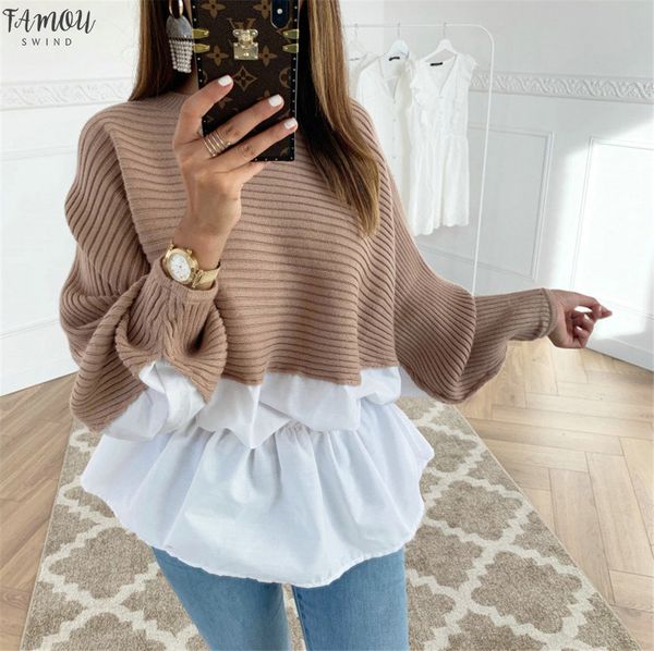 autumn women ruffle patchwork shirts long lantern sleeve crew neck ruffles ladies loose blouses 2020 casual female shirts, White
autumn women ruffle patchwork shirts long lantern sleeve crew neck ruffles ladies loose blouses 2020 casual female shirts, White