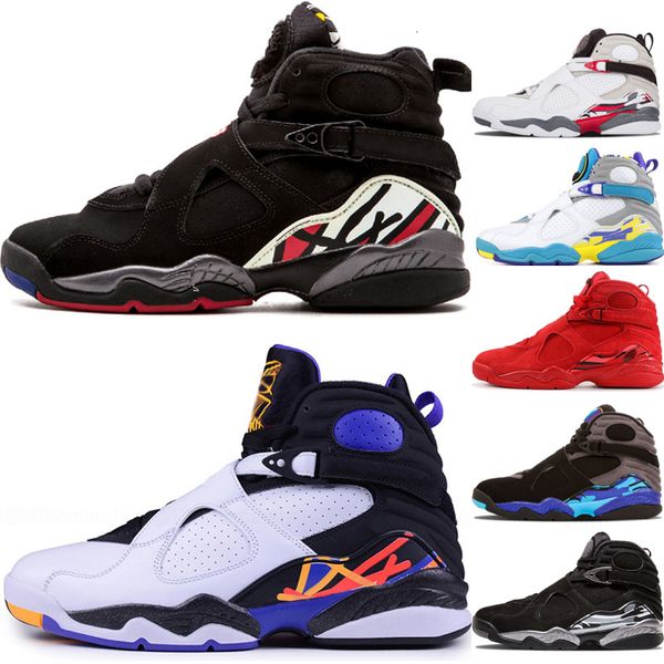 designer 8 three peat playoff men basketball shoes 8s valentines day aqua countdown pack mens trainers designer sports trainer sneaker shoes, Black
designer 8 three peat playoff men basketball shoes 8s valentines day aqua countdown pack mens trainers designer sports trainer sneaker shoes, Black
