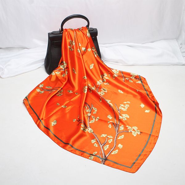fashion kerchief women hijab scarf bandana for head floral print silk satin hair scarfs female 90*90cm square shawls and scarves, Blue;gray
fashion kerchief women hijab scarf bandana for head floral print silk satin hair scarfs female 90*90cm square shawls and scarves, Blue;gray