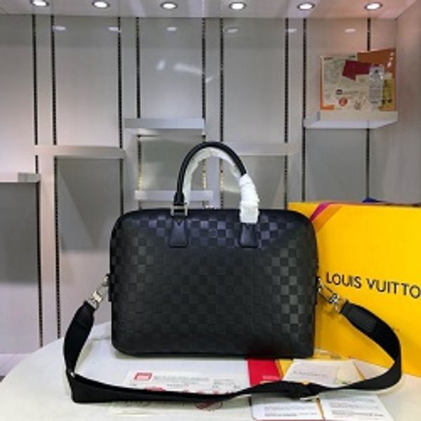 Top selling men's briefcase senior leather men's messenger to work laptop briefcase N41248 37.0 x28.0 x6.0 cm
Top selling men's briefcase senior leather men's messenger to work laptop briefcase N41248 37.0 x28.0 x6.0 cm