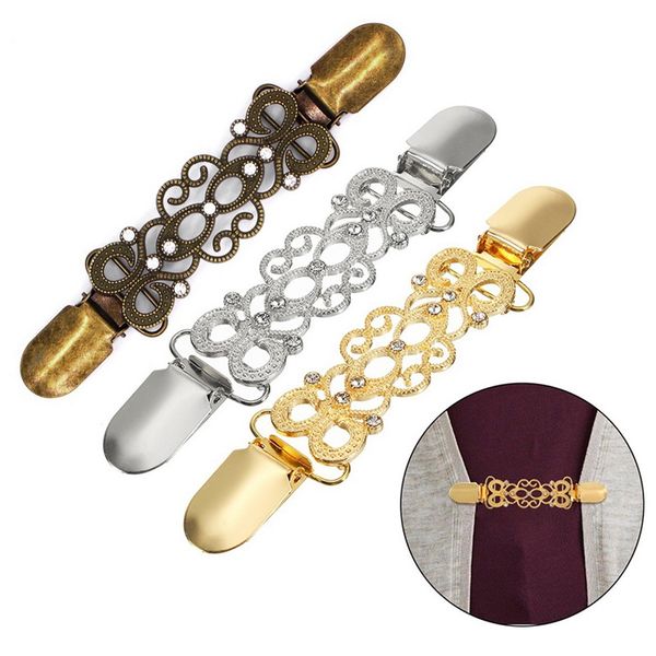 women cardigan sweater collar clip retro duck-mouth brooch clips gold silver color scarf clasps charm accessories, Silver;golden
women cardigan sweater collar clip retro duck-mouth brooch clips gold silver color scarf clasps charm accessories, Silver;golden