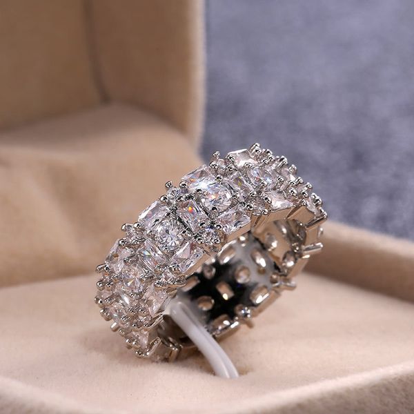 sparkling full zircon wedding rings for women engagement party jewelry gifts for friends bague femme wholesale, Slivery;golden
sparkling full zircon wedding rings for women engagement party jewelry gifts for friends bague femme wholesale, Slivery;golden