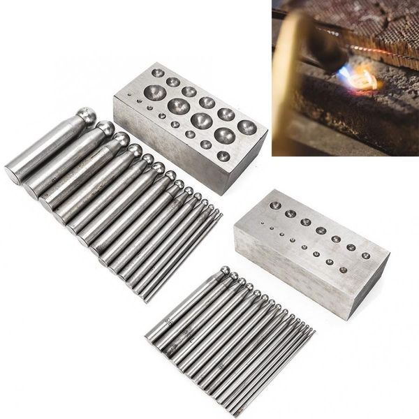 jewelry dapping block tool jewelry goldsmithing bell beads processing manufacturing professional making tools 14 /15 pit
jewelry dapping block tool jewelry goldsmithing bell beads processing manufacturing professional making tools 14 /15 pit