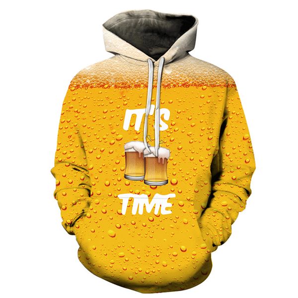 new mens hooded sweatshirt 3d beer foam pattern pullover hoodie spring autumn thin section long sleeve loose comfortable hoodie, Black
new mens hooded sweatshirt 3d beer foam pattern pullover hoodie spring autumn thin section long sleeve loose comfortable hoodie, Black