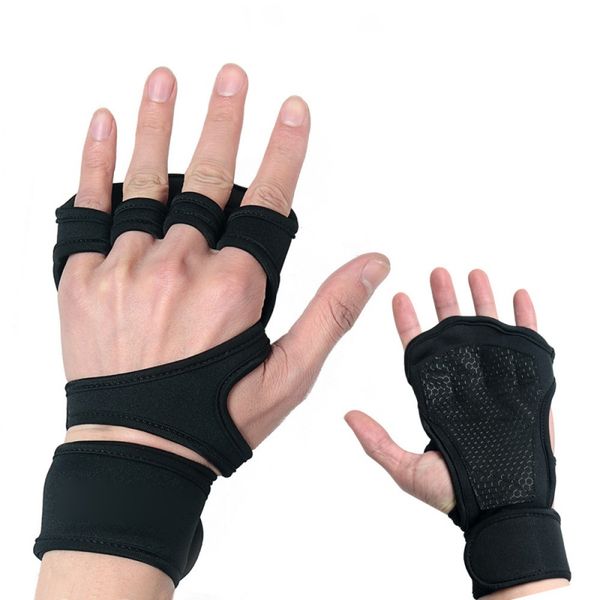 1 pair men and women gym gloves weightlifting training half finger gloves sports gymnastics grips hand palm protector, Black;red
1 pair men and women gym gloves weightlifting training half finger gloves sports gymnastics grips hand palm protector, Black;red