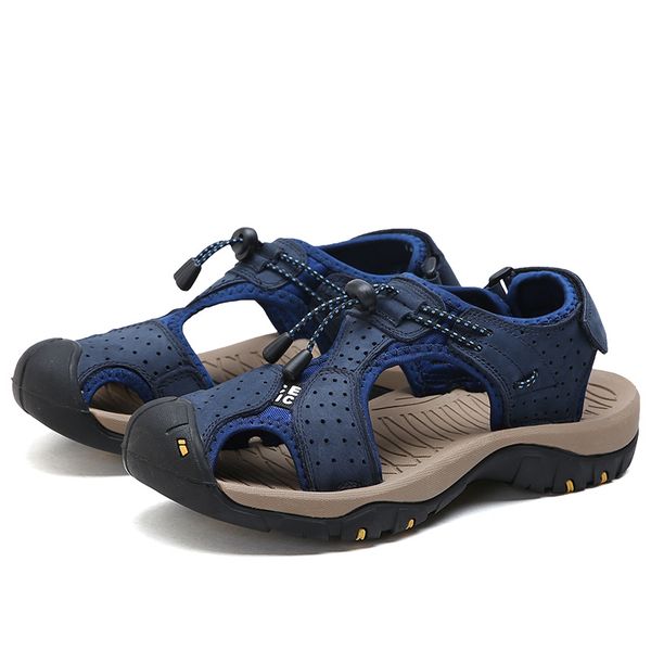 genuine leather mens sandal breathable vacation hook loop cowskin beach sandals men cowskin travel shoes colorful holiday sandal zy208, Black
genuine leather mens sandal breathable vacation hook loop cowskin beach sandals men cowskin travel shoes colorful holiday sandal zy208, Black
