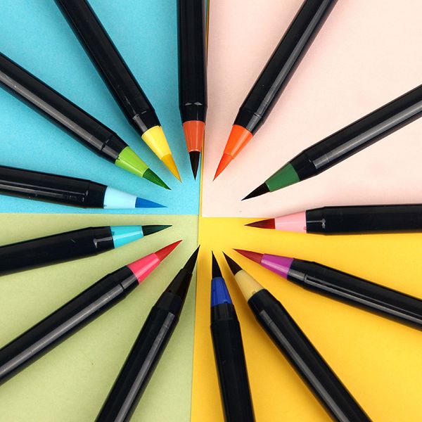 soft brush pen set watercolor painting art markers pen for drawing calligraphy sketching manga comic artist supplies, Black;red
soft brush pen set watercolor painting art markers pen for drawing calligraphy sketching manga comic artist supplies, Black;red