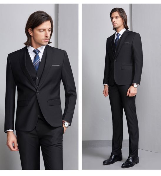 wedding tuxedos slim fit suits for men groomsmen suit three pieces prom formal suits (jacket+pants+vest+tie) 083, Black;gray
wedding tuxedos slim fit suits for men groomsmen suit three pieces prom formal suits (jacket+pants+vest+tie) 083, Black;gray