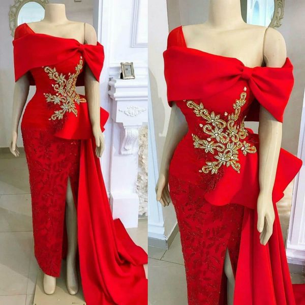 2020 fashion evening dresses off shoulder high side split crystal lace satin prom gowns custom made sweep train special occasion dress, Black;red
2020 fashion evening dresses off shoulder high side split crystal lace satin prom gowns custom made sweep train special occasion dress, Black;red