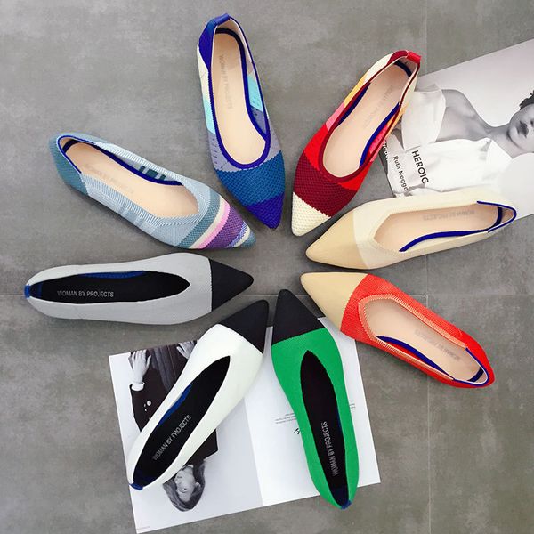 2019 female pointy ballet slip-on loafers soft sole 3d wool knitted pregnant moccasins women boat shoes casual espadrilles flats, Black
2019 female pointy ballet slip-on loafers soft sole 3d wool knitted pregnant moccasins women boat shoes casual espadrilles flats, Black