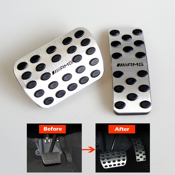 no drill gas accelerator brake pedal cover for mercedes benz a b r ml gl gls gle gla class aluminum alloy gas brake pedal 
no drill gas accelerator brake pedal cover for mercedes benz a b r ml gl gls gle gla class aluminum alloy gas brake pedal