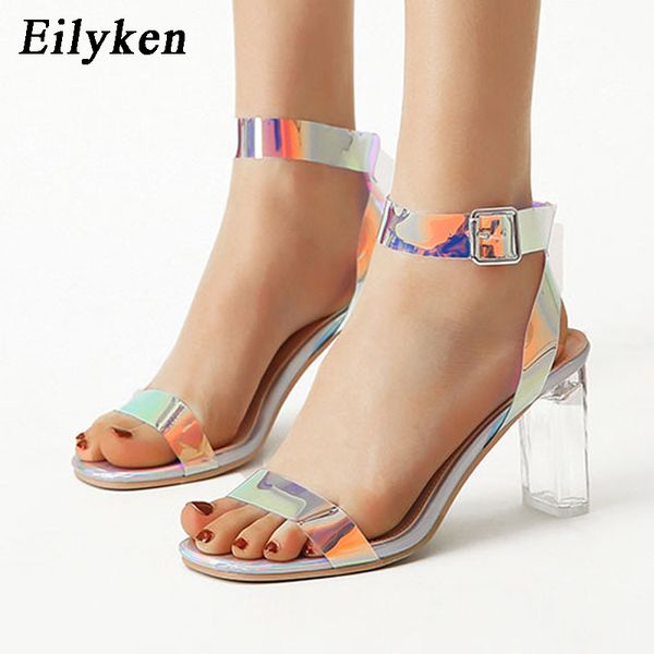 eilyken crystal perspex heels open toe transparent pvc jelly womens slides ankle buckle strap ladies sandals, Black
eilyken crystal perspex heels open toe transparent pvc jelly womens slides ankle buckle strap ladies sandals, Black