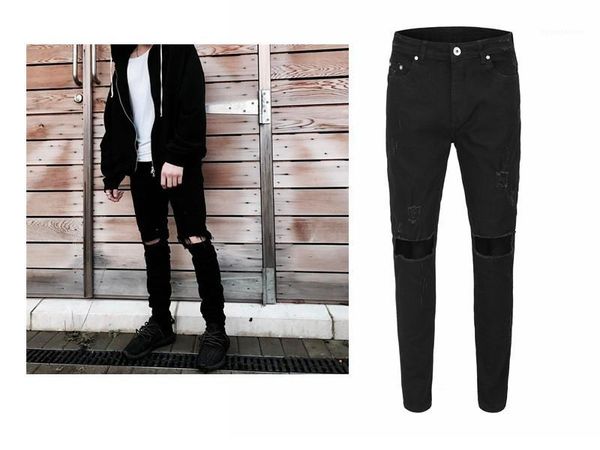 pencil jeans summer zipper fly mid waist jeans fashion casual mens clothing trendy mens ripped, Blue
pencil jeans summer zipper fly mid waist jeans fashion casual mens clothing trendy mens ripped, Blue