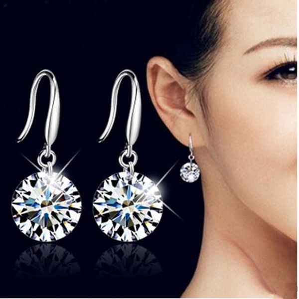 new sleek minimalist silver ladies earrings crystal cubic zirconia pendant earrings stone pendientes mujer moda
new sleek minimalist silver ladies earrings crystal cubic zirconia pendant earrings stone pendientes mujer moda