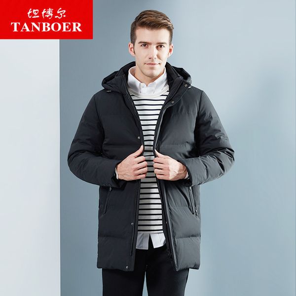tanboer men's down jacket warm winter coat for male polyester fabric grey duck down thick jacket ta18681, Black
tanboer men's down jacket warm winter coat for male polyester fabric grey duck down thick jacket ta18681, Black