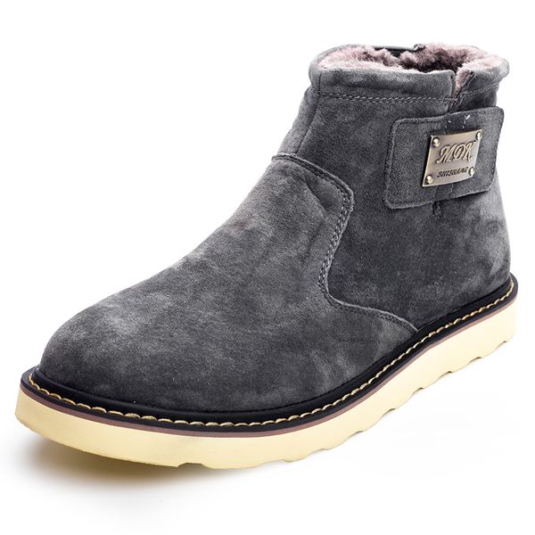 winter boots men snow boots slip-on cotton warm outdoor waterproof anti-slip soft comfortable hard-wearing ankle, Black
winter boots men snow boots slip-on cotton warm outdoor waterproof anti-slip soft comfortable hard-wearing ankle, Black