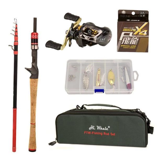 hi.whale new high carbon 2.28m casting lure rod set fishing rod combo set fishing tackle
hi.whale new high carbon 2.28m casting lure rod set fishing rod combo set fishing tackle