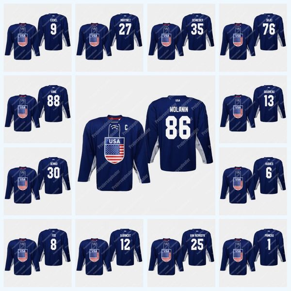 USA 2019 IIHF World Championship Jersey 86 Christian Wolanin 72 Frank Vatrano 30 Thatcher Demko 12 Alex DeBrincat 1 Cayden Primeau 1 Prime
USA 2019 IIHF World Championship Jersey 86 Christian Wolanin 72 Frank Vatrano 30 Thatcher Demko 12 Alex DeBrincat 1 Cayden Primeau 1 Prime