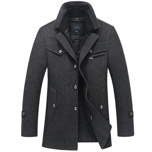 winter coat men long wool thick windbreaker woolen overcoat casaco masculino palto jaket men's casual trench peacoat 5xl jackets, Black
winter coat men long wool thick windbreaker woolen overcoat casaco masculino palto jaket men's casual trench peacoat 5xl jackets, Black