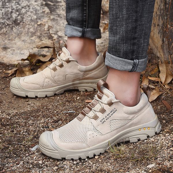 large size 39-46 men shoes lace up leather with mesh sneakers waterproof hiking shoes for male outdoor walking men, Black
large size 39-46 men shoes lace up leather with mesh sneakers waterproof hiking shoes for male outdoor walking men, Black