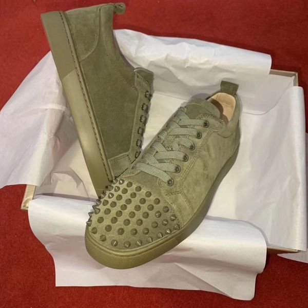 perfect quality style junior red bottom sneakers for men walking red sole casual with suede/leather/strass/ spikes factory online, Black
perfect quality style junior red bottom sneakers for men walking red sole casual with suede/leather/strass/ spikes factory online, Black
