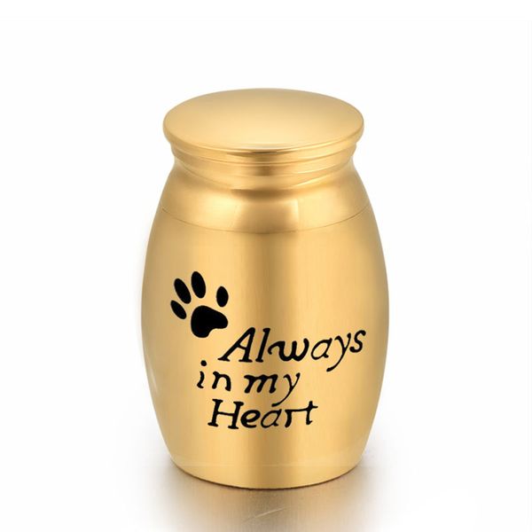 always in my heart paw print funeral cremation urn container jar casket for pet ashes16x25mm, Silver
always in my heart paw print funeral cremation urn container jar casket for pet ashes16x25mm, Silver