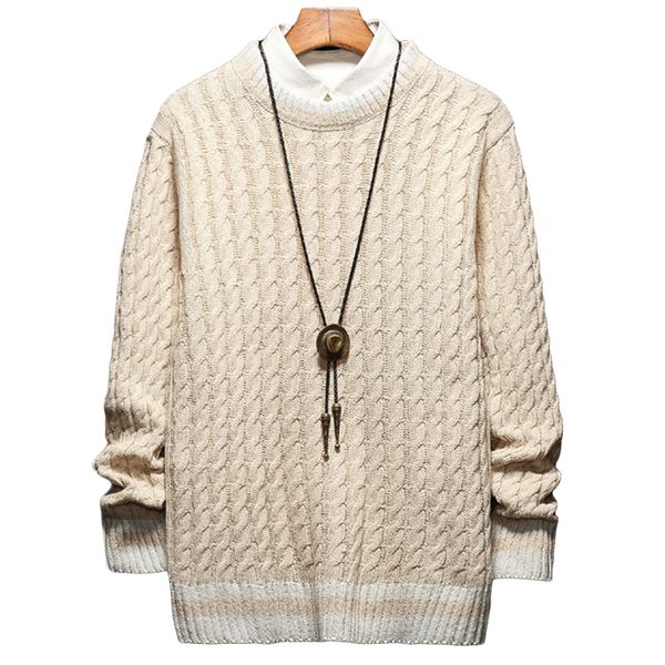 2019 new autumn winter japanese style striped pullovers stitching oversize men's sweater, White;black
2019 new autumn winter japanese style striped pullovers stitching oversize men's sweater, White;black