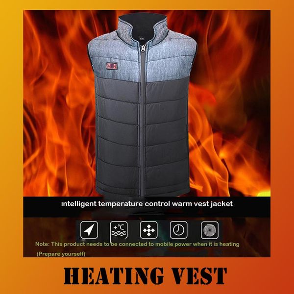 usb infrared heated vest jacket winter vest dual system temperature control dual system, Gray;blue
usb infrared heated vest jacket winter vest dual system temperature control dual system, Gray;blue