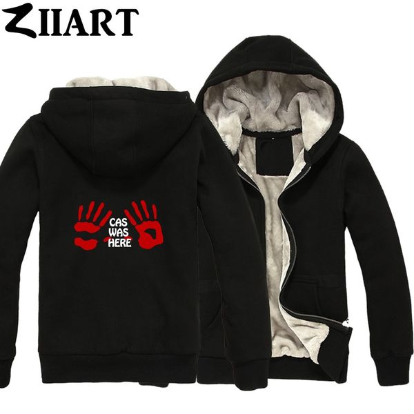 supernatural angel castiel cas was here couple clothes girls woman full zip autumn winter plus velvet parkas ziiart, Black
supernatural angel castiel cas was here couple clothes girls woman full zip autumn winter plus velvet parkas ziiart, Black