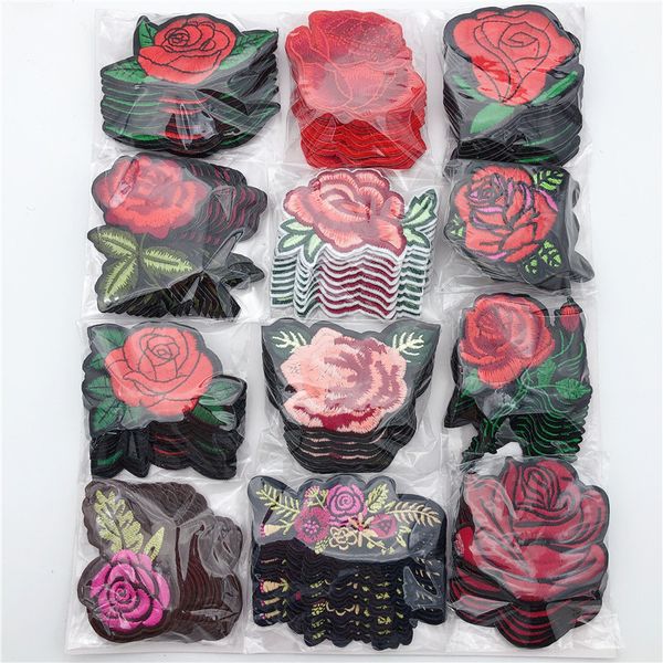 flower applique embroidery iron on patches fabric sitcker clothes bag badge for diy craft, Black
flower applique embroidery iron on patches fabric sitcker clothes bag badge for diy craft, Black