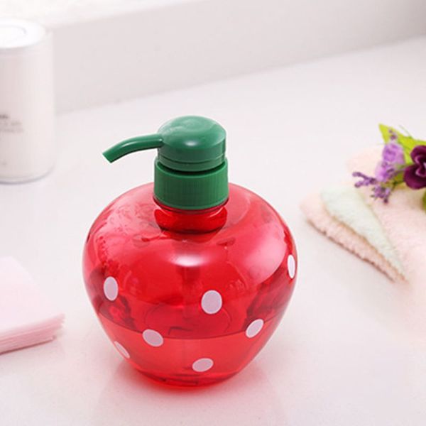 500ml cute heart shape soap dispenser press type split empty pump bottle strawberry polka dot printed shampoo shower container
500ml cute heart shape soap dispenser press type split empty pump bottle strawberry polka dot printed shampoo shower container