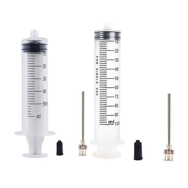 100ml/cc and 50ml/cc luer lock syringe and 14g 1.5 inch metal for industrial production or practical room
100ml/cc and 50ml/cc luer lock syringe and 14g 1.5 inch metal for industrial production or practical room