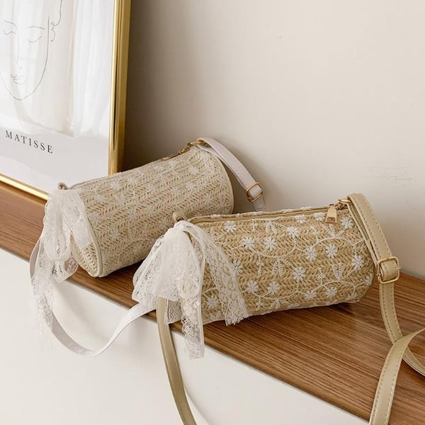 summer lace straw bags for women 2020 handmade woven cylinder shoulder bags girls beach travel casual crossbody messenger bag
summer lace straw bags for women 2020 handmade woven cylinder shoulder bags girls beach travel casual crossbody messenger bag
