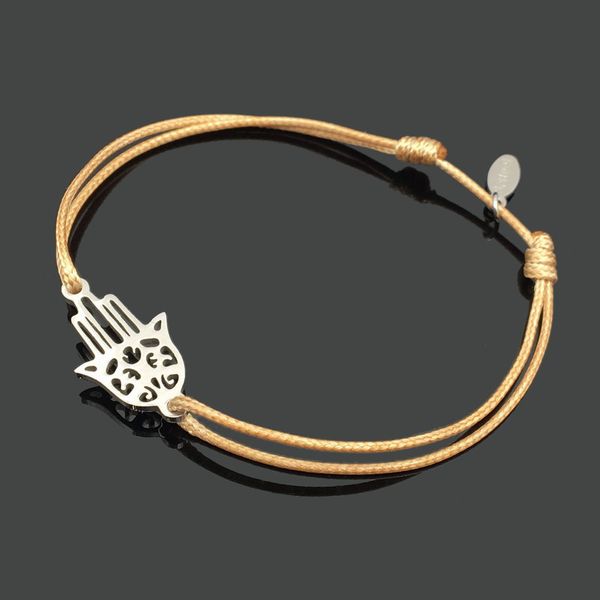 stainless steel buddha hand charm string bracelet adjustable cord good luck bracelet for women girls, Golden;silver
stainless steel buddha hand charm string bracelet adjustable cord good luck bracelet for women girls, Golden;silver