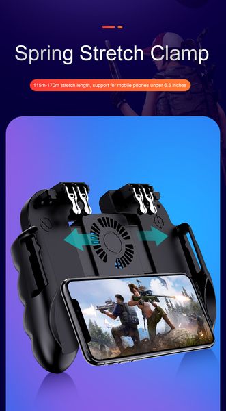 h9 шесть пальцев pubg контроллер геймпад джойстик pubg mobile trigger l1r1 shooter джойстиком game pad держатель телефона с cooler вентилято
h9 шесть пальцев pubg контроллер геймпад джойстик pubg mobile trigger l1r1 shooter джойстиком game pad держатель телефона с cooler вентилято