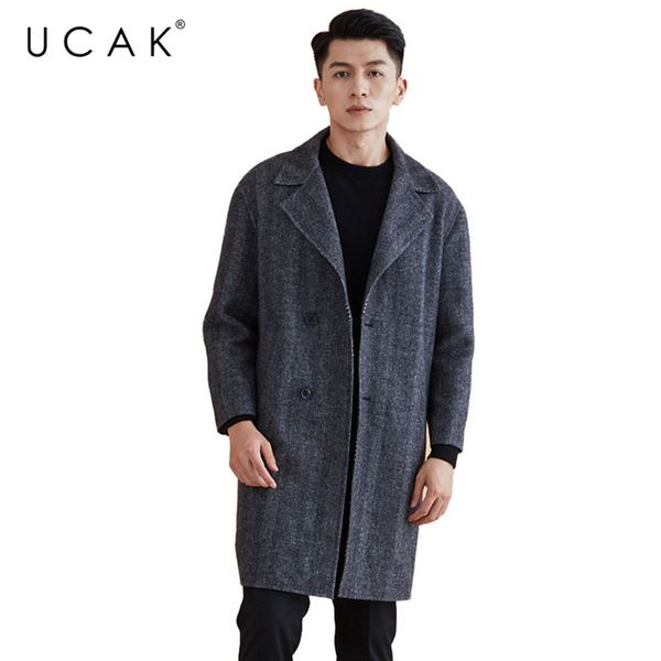 ucak brand wool coat 2019 new arrival winter coat men fashion long jacket men thick warm coats manteau trench overcoat u8002, Black
ucak brand wool coat 2019 new arrival winter coat men fashion long jacket men thick warm coats manteau trench overcoat u8002, Black