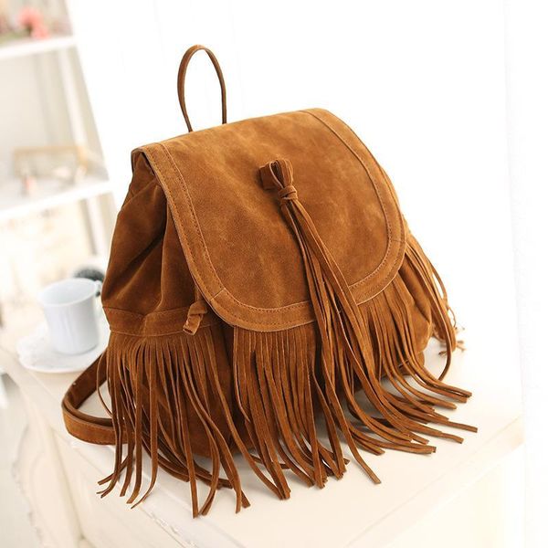 new fashion women's bag foreign trade in europe and america fringed shoulder bag fashion travel harajuku designer backpack
new fashion women's bag foreign trade in europe and america fringed shoulder bag fashion travel harajuku designer backpack
