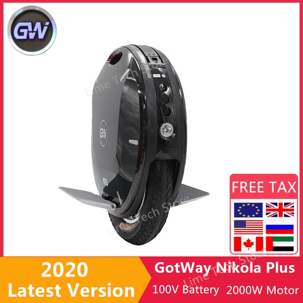 2020 original gotway nikola plus electric unicycle 17 inch 2000w motor self scooter 100v 1230wh 1800wh 1845wh one wheel
2020 original gotway nikola plus electric unicycle 17 inch 2000w motor self scooter 100v 1230wh 1800wh 1845wh one wheel
