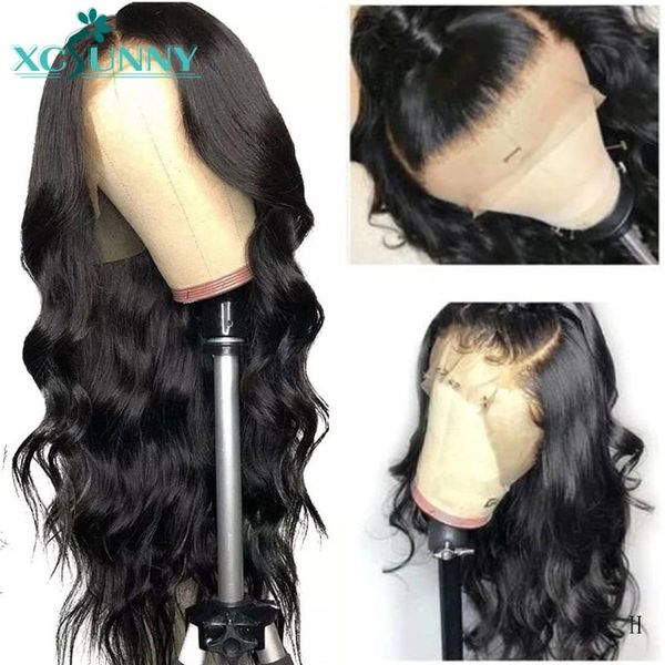 hd lace 13x6 длинные волнистые поддельный скальп парик фронта шнурка remy человеческих волос парики glueless natural color для черная девочк, Black;brown 
hd lace 13x6 длинные волнистые поддельный скальп парик фронта шнурка remy человеческих волос парики glueless natural color для черная девочк, Black;brown