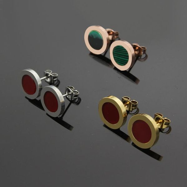 2020 designer's latest jewelry wholesale titanium steel b+ red green round letter earrings 18k gold earrings
2020 designer's latest jewelry wholesale titanium steel b+ red green round letter earrings 18k gold earrings