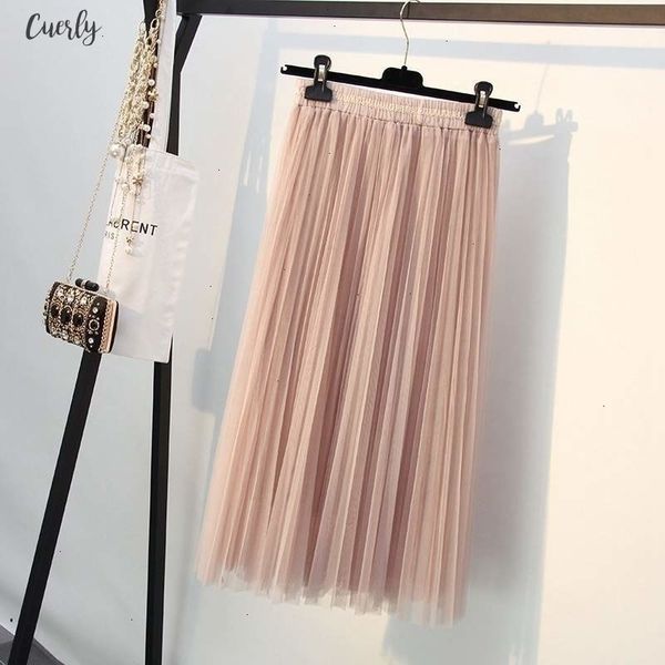 spring 2020 summer women skirts chic high waist a line long three lyers summer tulle skirt mid calf pleated midi skirt female, Black
spring 2020 summer women skirts chic high waist a line long three lyers summer tulle skirt mid calf pleated midi skirt female, Black