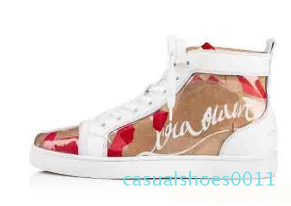 2019 with box and dustbag genuine leather high casual shoes christiens designer brand red bottom sneakers mens shoes 35-45 c11, Black
2019 with box and dustbag genuine leather high casual shoes christiens designer brand red bottom sneakers mens shoes 35-45 c11, Black