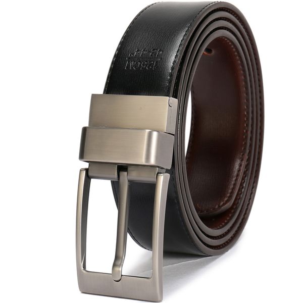 fashion genuine leather reversible belts for men business casual rotated buckle belt jeans, Black;brown
fashion genuine leather reversible belts for men business casual rotated buckle belt jeans, Black;brown