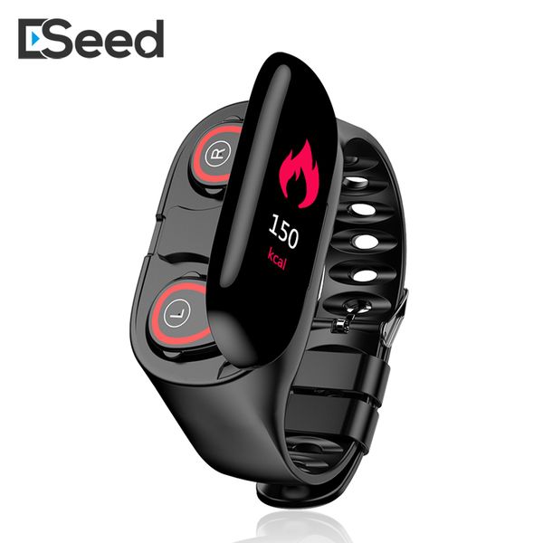 M1 Newest AI Smart Sport Watch With Bluetooth Earphone Earbuds Tracker Heart Rate Monitor Smart Wristband Long Time Standby Men T89