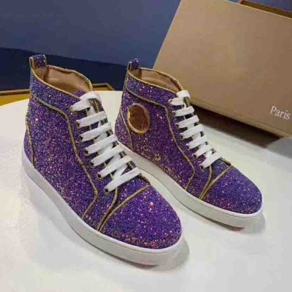 multicolored glitter leather sneakers homme red bottom spikes shoes,women red soles sneakers high boots fashion trainers shoe, Black
multicolored glitter leather sneakers homme red bottom spikes shoes,women red soles sneakers high boots fashion trainers shoe, Black