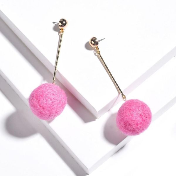 zwpon colorful geometric circle ball drop earrings circle pompon wool dangle drop earrings for woman jewelry wholesale, Silver
zwpon colorful geometric circle ball drop earrings circle pompon wool dangle drop earrings for woman jewelry wholesale, Silver