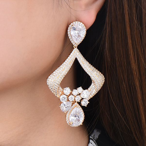 larrauri 2020 cubic zirconia big pendant wedding dangle drop earrings fashion jewelry new luxury circle round earrings for women, Silver
larrauri 2020 cubic zirconia big pendant wedding dangle drop earrings fashion jewelry new luxury circle round earrings for women, Silver