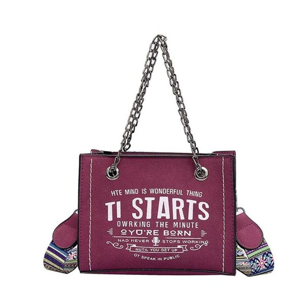 2020 new pu leather women messenger bag fashion mobile phone handbag chain wide shoulder strap shoulder bag bolsas feminina